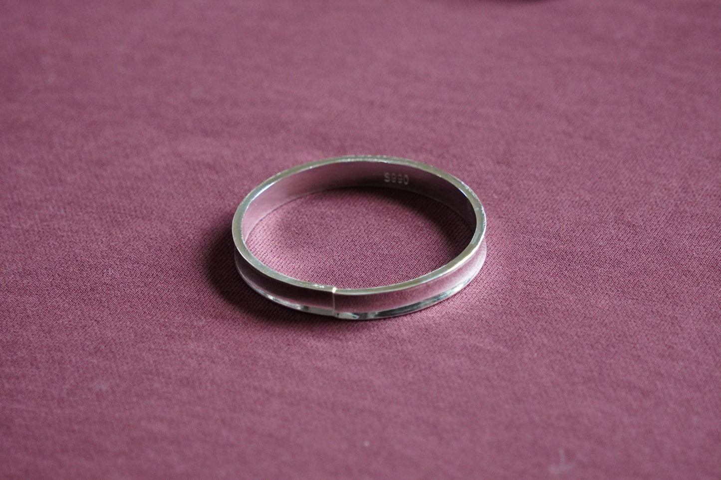 Minimalist Tibetan Silver Bracelet